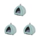 thumbnail image 1 of Hogar para mascotas Greeniant nido de descanso invierno algodón PP felpa gris rosa Verde, 1 of 6