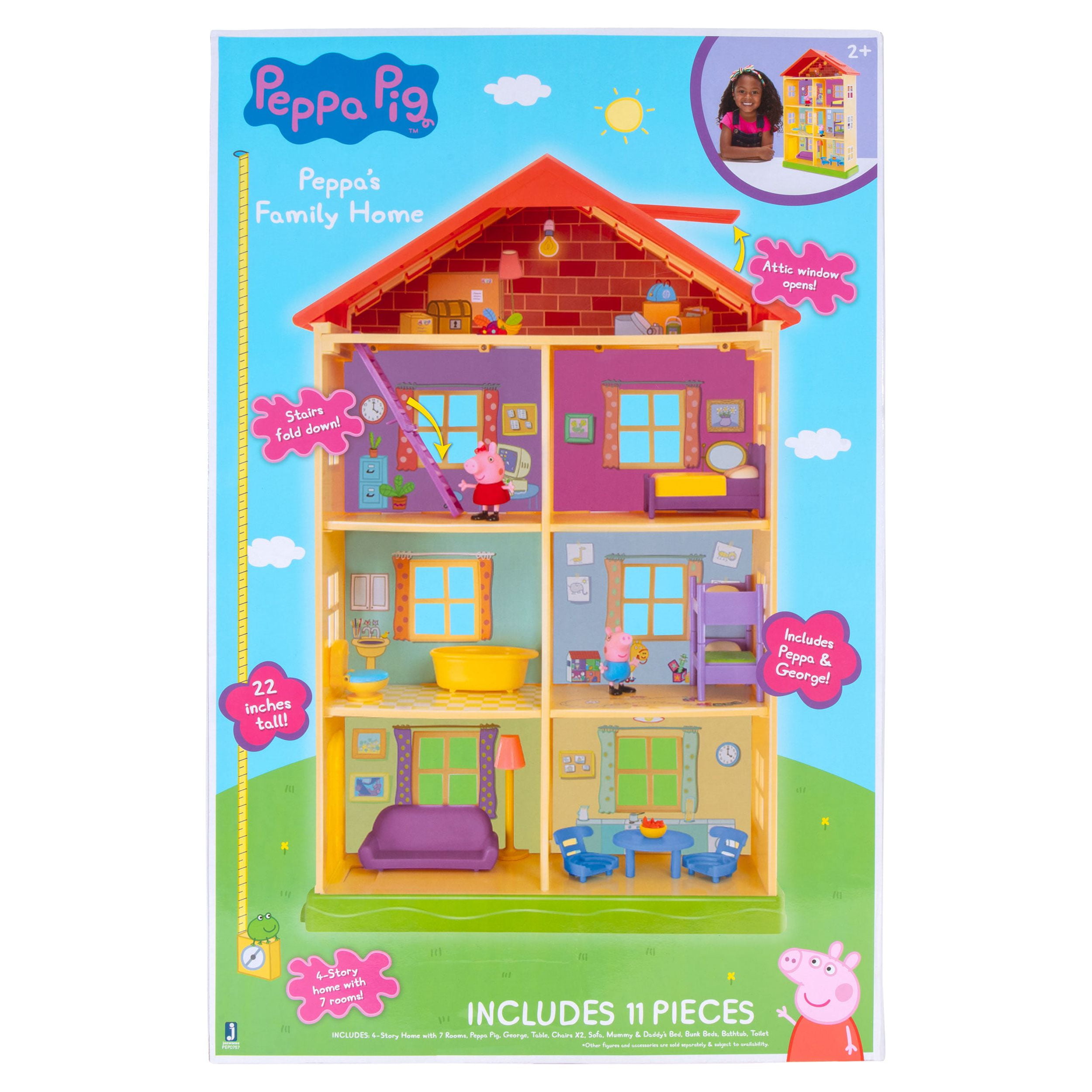 Peppa pig Family House Of Peppa Multicolor