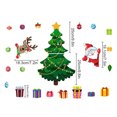 thumbnail image 2 of Large Christmas Tree Refrigerator Decoration for Metal Doors Holiday Santa Reindeer Kitchen Garage Festive Sticker, 2 of 6