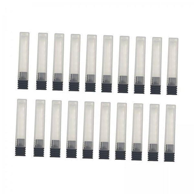 2x20x Portabrocas Accesorios Para Fresas Contenedor Para Brocas De Manicura Negro