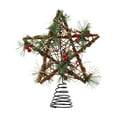 thumbnail image 2 of DAMAI Christmas Natural Star with Pinecones Treetop, Wooden Hollow Christmas Tree Topper Star Decor, Sturdy Frame Xmas Tree Star Ornament for Holiday Party Family Events Easy to Use, 2 of 6