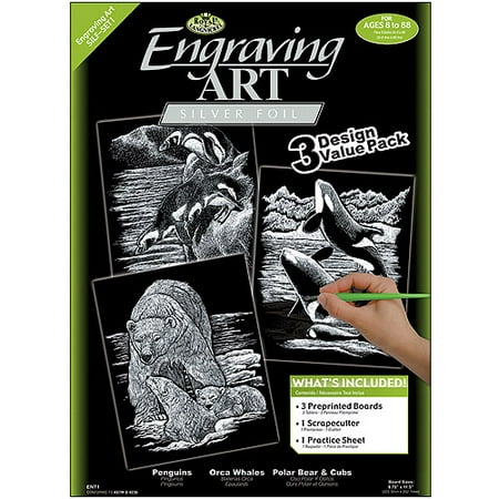 Foil Engraving Art Kit Value Pack, 8-3/4