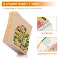 thumbnail image 4 of Trees and Houses Napkin Holder for Table Clear Napkin Stand Paper Holder Acrylic Organizer Dispenser Napkins for Dinner Kitchen Restaurant Room, 4 of 8
