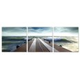 thumbnail image 1 of Furinno Tirage Triptyque Photographie Encadrée Senia 3 Panneaux, 48" x 16", Chevalet, 1 of 3
