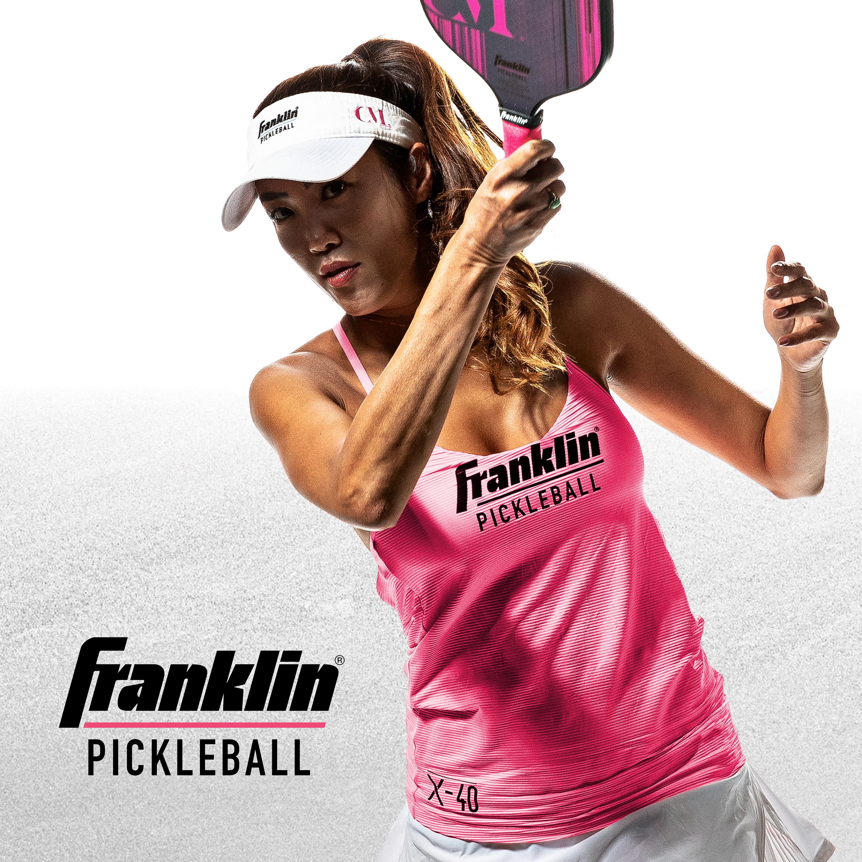 Franklin Sports Pro Pickleball Paddle - Poly 13mm Core Racket - Pink
