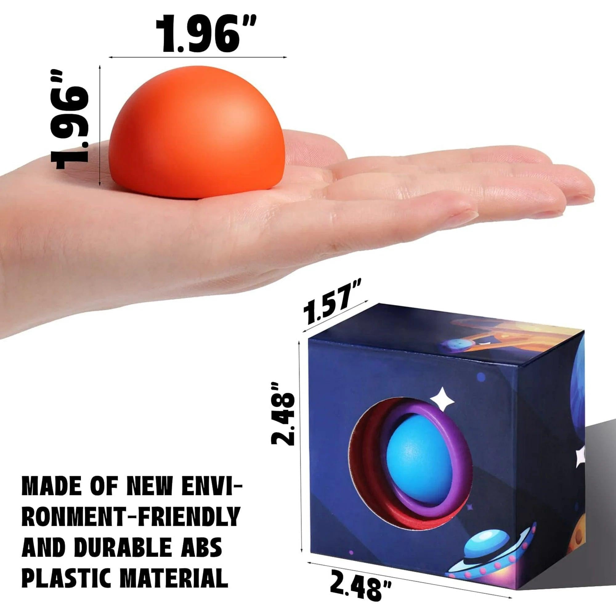 New Infinite Gyroscope Flip Stress Relieve & Exercise Finger Flexibility Spinner Toys for Autism Children's - Orange