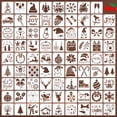thumbnail image 1 of Set de 80 plantillas navideñas para mascotas DZXCYZ, 7,5 x 7,5 cm, 1 of 6