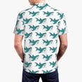 thumbnail image 3 of Balery Cartoon Shark Printed Men’s Short Sleeve Polo Shirt, Midweight Men's Shirt,Golf Polo shirts -3X-Large, 3 of 8