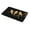 Birds On Branch - Black, variant on Fab Habitat Non Slip Doormat - Durable, Thin - Natural Coir & Rubber - Entryway, Double Door, Porch, Patio - Blue Tile (18" x 60" Non-Slip)