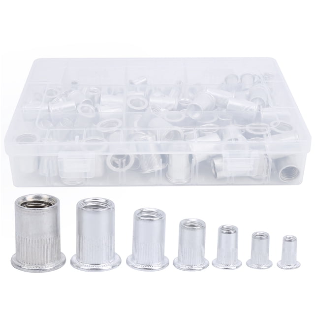 Rivnut Nutsert,175pcs Rivet Nut Set Rivet Nut Hardware Tools Industry-Leading Standards