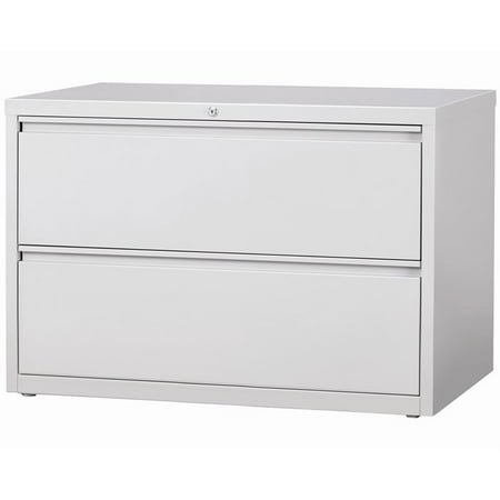 Hl8000 Series 42 Inch Wide 2 Drawer Lateral File Cabinet Light Gray