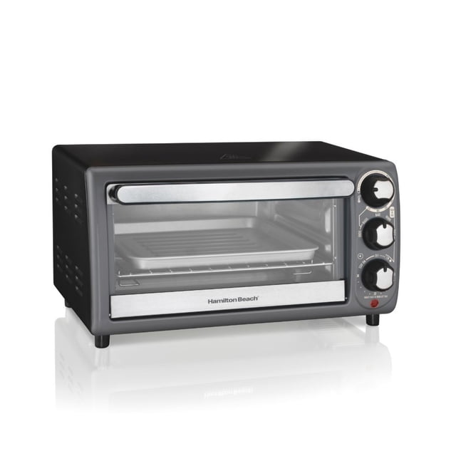 Horno Tostador 5 funcionesHamilton Beach 11 litros 1100 W 31148J Color Negro
