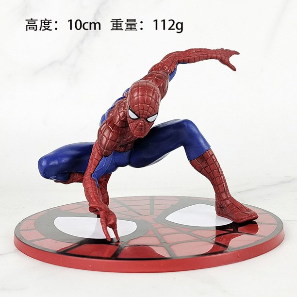 4 tipos de Alianza Iron Spider de gran tamaño, equipo de EE. UU., juguete Hulk, modelo de oficina portátil, máquina de garras, péndulo de coche