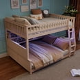 thumbnail image 6 of Harper & Bright Designs Full XL over Queen Size Bunk Bed with Storage Shelves and Pegboard, Space-Saving 2 Beds in 1 Detachable Bed Frame with LED Strip, Beige, 6 of 20