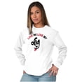 thumbnail image 4 of Love My Dog Cute Flirty Pet Owner Women's Long Sleeve T Shirt Brisco Brands S, 4 of 5