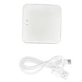 thumbnail image 1 of Smart Home Bluetooth Mesh Gateway Controller - Tuya Wireless Hub with PC Housing, DC 5V Power, 59x59x11mm Compact Size, White Color - Includes Gateway Unit, Data Cable & English User Manual for Smart, 1 of 6