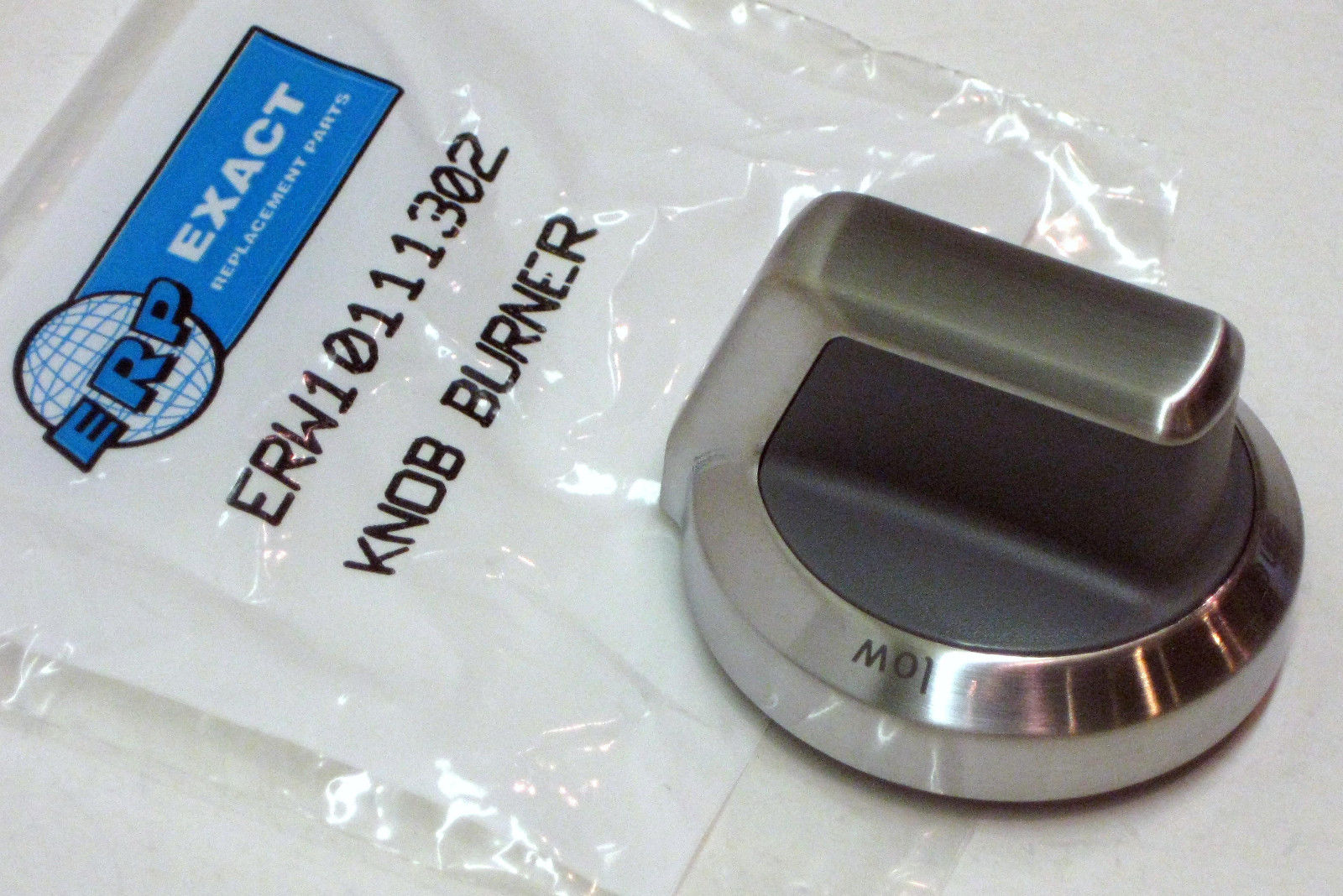 W10111302 for Whirlpool Kitchenaid Range Burner Knob Black AP4481179