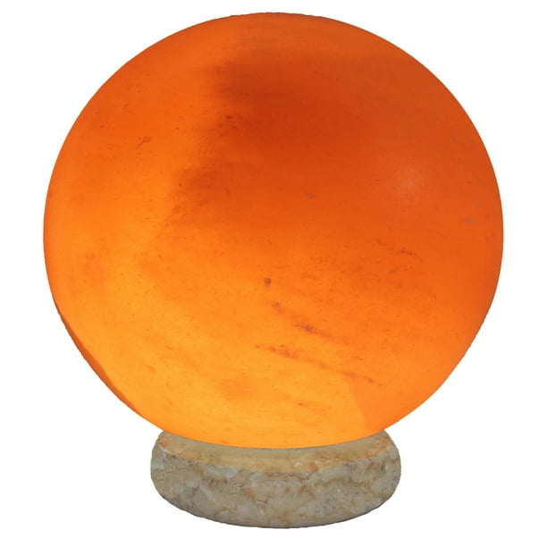 Indusclassic LGM03 Globe Himalayan Crystal Rock Salt Lamp With Marble