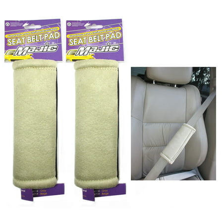 2 Car Safety Seat Belt Pads Soft Shoulder Strap Cover Cushion Truck Auto