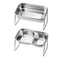 thumbnail image 7 of Koiauber Stainless Steel Elevated Pet Bowl Dog Food Water Bowl with Removable Bracket 15-Degree Tilt Pet Dish, 7 of 7