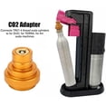 thumbnail image 4 of Soda Water Adapter, CO2 Quick Adapter Upgraded for Soda Machine Soda Water CO2 Adapter TR21 4 Male Thread Soda Water CO2 Cylinder Connector for Terra (Gold Orange), 4 of 8