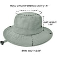 thumbnail image 6 of 1Pack Outdoor Kids Sun Hat UPF 50+ Quick Dry Foldable Bucket Hat Lightweight Adjustable Fishing Safari Hat for Girls and Boys, 6 of 6