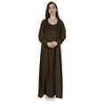 thumbnail image 1 of Bimba Robe de Prière Islamique pour Femmes avec Manches à Revers Robe Abaya Musulmane Traditionnelle, 1 of 7