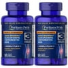 Puritan's Pride Double Strength Glucosamine Chondroitin MSM Joint Soother 60 Cap (2 PACK)