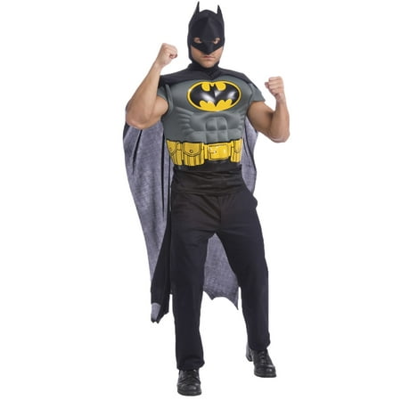 Batman Muscle Chest Top Costume for Adults