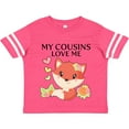 thumbnail image 3 of Inktastic My Cousins Love Me Little Fox Boys or Girls Toddler T-Shirt, 3 of 5