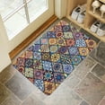 thumbnail image 4 of Bohemian Colored Geometric Patterns (4) Door Mat 30 X 17 Inch Welcome Doormat Indoor Outdoor Entrance Floor Mat Non Slip Spring Summer Decor Rubber Mats, 4 of 6