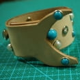 thumbnail image 4 of AMLESO 20 Sets Blue Alloy Round Spikes Metal Studs Rivets Spots Cone Leather Craft DIY, 4 of 5