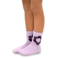 thumbnail image 4 of TeeHee Kids Cotton Fashion Crew Socks 6 Pair Pack for Girls, 4 of 7