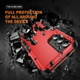 thumbnail image 2 of Dteck for Samsung Galaxy S24 Case, Hybrid Shockproof Rugged Hard PC TPU Bumper Protective Cover for Samsung Galaxy S24,Red, 2 of 8