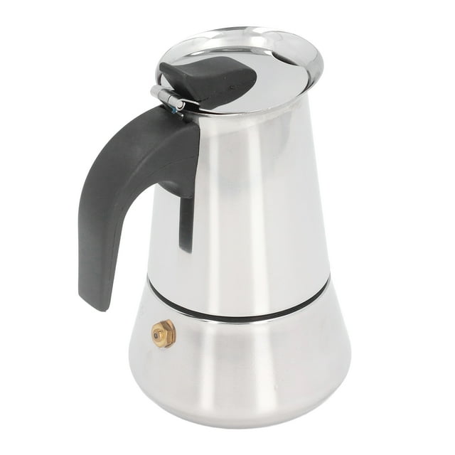 Stovetop Coffee Maker, Rustproof Valve Wide Use Moka Pot Drip Type