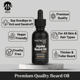 thumbnail image 2 of Natnique Men Jojoba Beard Oil Serum (1 oz) with Natural Vitamin E, Sunflower Seed & Tea Tree Oils. Organic, Pure, Natural, No Fillers., 2 of 10