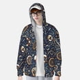 thumbnail image 2 of Balery Nautical Sudadera ligera de manga larga con capucha y protección solar UPF 50+ para hombre y mujer, ideal para pesca y running-XX-Large, 2 of 7