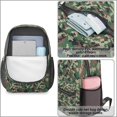 thumbnail image 2 of 17 Inch Lightweight Backpack,PVC Waterproof Oxford Fabric, Ergonomically Designed, with Large Capacity, Camouflage Print, 2 of 5