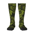 thumbnail image 2 of Picia Women Crew Soft Moisture-wicking Socks Tropical Palm Leaves Fern Leaf Pattern Design Cotton Socks, One Size fit All, 2 of 9