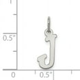 thumbnail image 2 of Pendentif Breloque Collier Monogramme Initiale Lettre J Délicat en Argent Sterling 925, 2 of 6