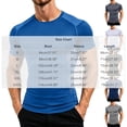 thumbnail image 2 of SeCaotees Men's Short‑Sleeve Muscle Tee Raglan Seam Crew Neck Stretchy Fabric Slim Fit Lightweight Breathable For Workout Gym Daily Tops White,S, 2 of 8
