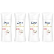 Dove Advanced Care Caring Coconut Antiperspirant Deodorant 2.6 oz, 4 Count