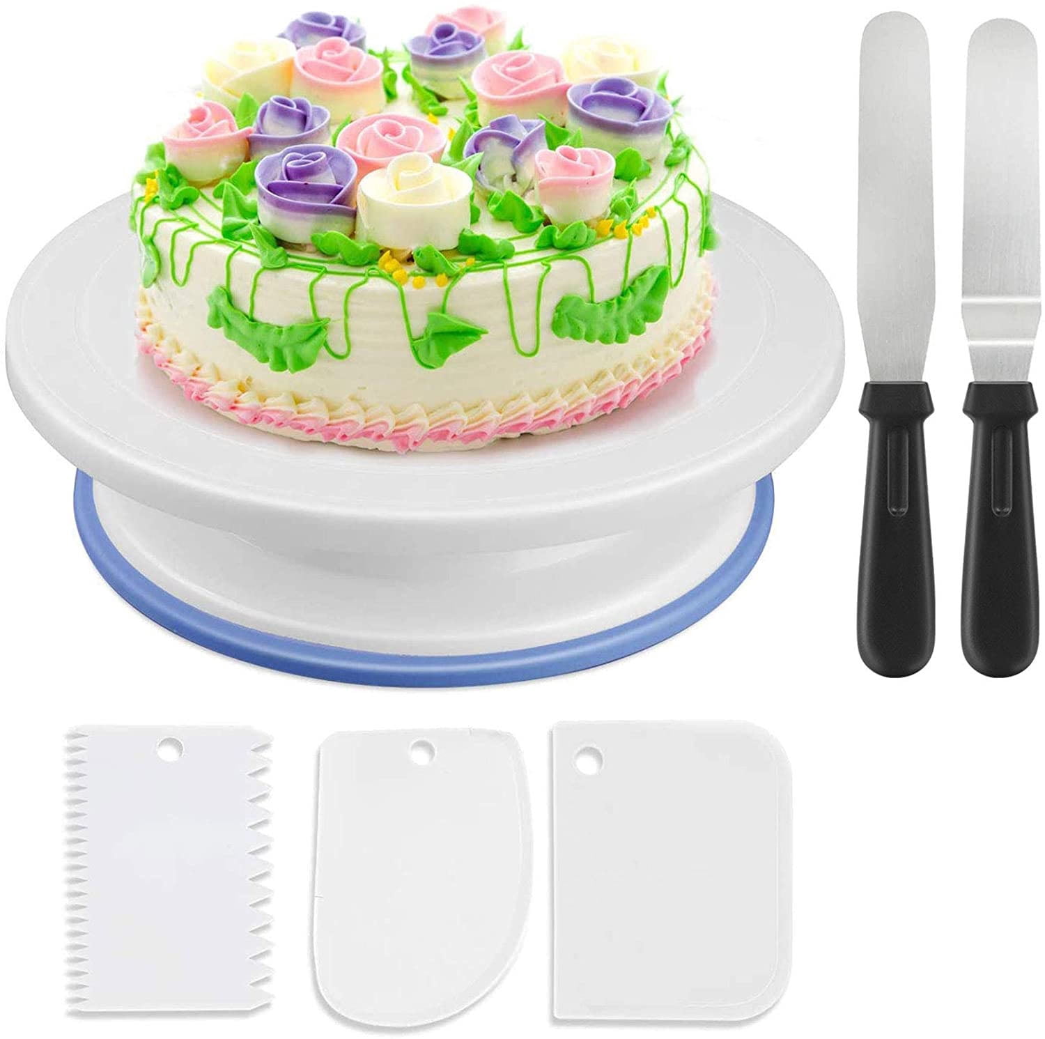 Espátulas De Repostería En ángulo - 3 Piezas Espátula De Repostería En ángulo Espátula De Glaseado En ángulo Espátula Pala De Cocina De Acero Inoxidable O Espátula Para Decoración De Pasteles ER