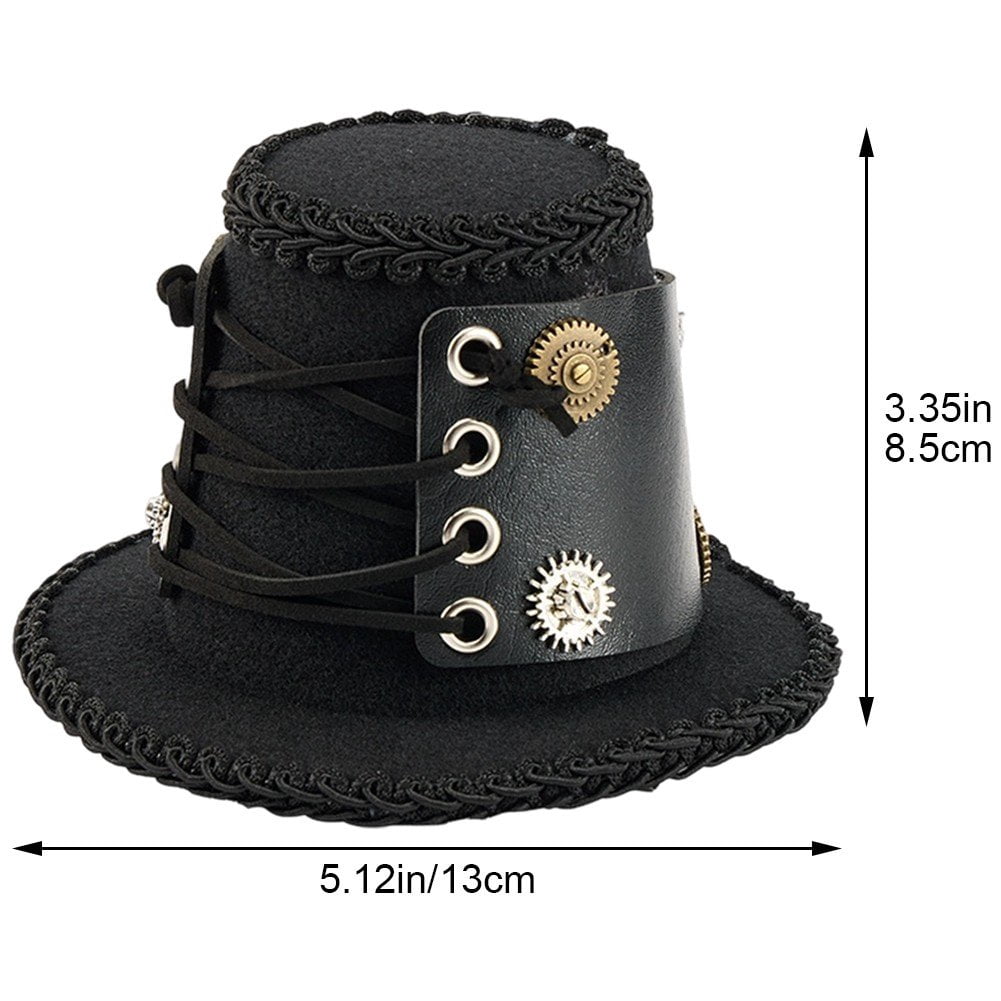 Mini Top Hat Hair Clip, Decorative Headwear Accessory, 5.12x3.35inch