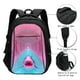 thumbnail image 3 of Balery Pink Shark Pool Fantasy Mochila con carga USB para hombre y mujer - Mochila impermeable y antirrobo para laptop con puerto USB para viajes, trabajo, 3 of 7