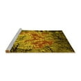 thumbnail image 2 of Ahgly Company Machine Washable Indoor Rectangle Oriental Yellow Industrial Area Rugs, 7' x 9', 2 of 4