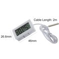 thumbnail image 5 of Visland Fish Aquarium Water Fridge 2m Probe LCD Mini Digital Thermometer Temperature Tester, 5 of 7