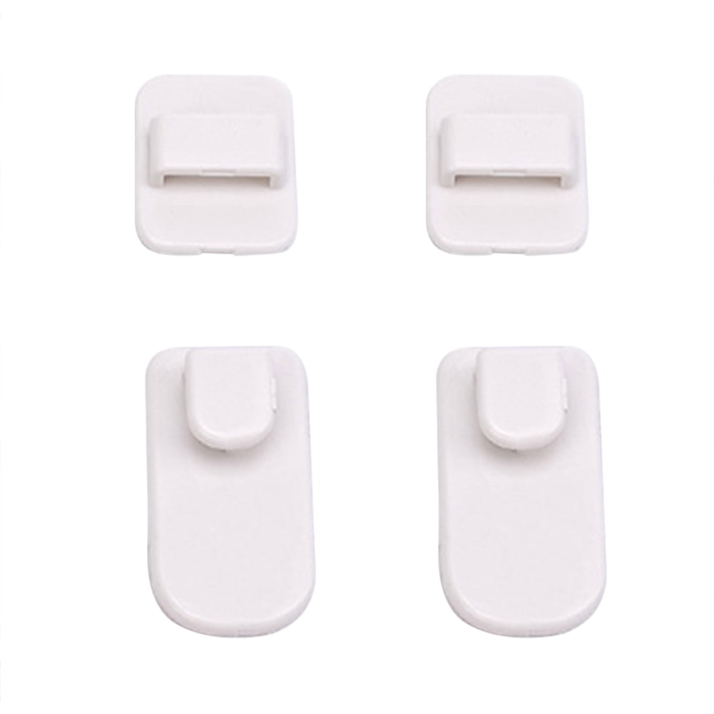 4PCS Self Adhesive Sticky Hooks Remote Control Holder Plastic Hooks Wall Hanger 4PCS Self Adhesive Sticky Hooks Remote Control Holder Plastic Hooks Wall Hanger