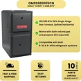 thumbnail image 5 of GOODMAN 3 TON 13.8 SEER2 AC & 96% AFUE 100,000 BTU GAS FURNACE SYSTEM - UPFLOW with 25FT Copper Line Set, 5 of 5