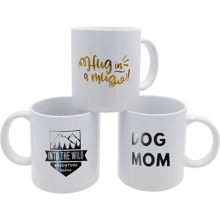 Rockin Sublimation Mugs, 11oz Sublimation Ceramic Blank Coffee Mugs Set of  36 White Tea Cups, Great for Bulk Bundle Sublimation Personalized Prints -  Walmart.com